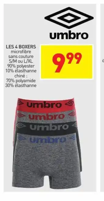 Stokomani Les 4 Boxers offre