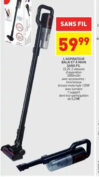Stokomani l'Aspirateur balai Et a Main Sans Fil offre