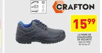 Stokomani La Paire de Chaussures de Sécurité offre