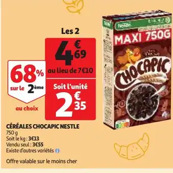 Auchan Supermarché Céréales Chocapic Nestle offre