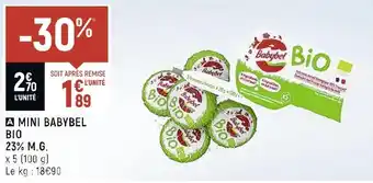 Spar Babybel mini babybel bio 23% m.g offre