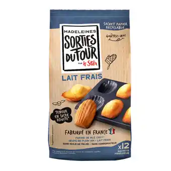 Auchan Madeleines au lait frais sorties du four le ster offre