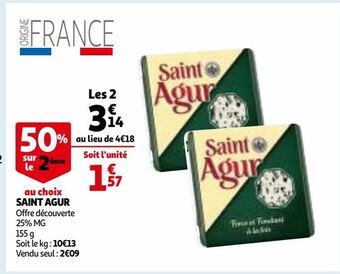 Auchan Saint agur offre
