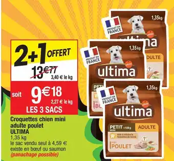Croquettes pour chien ultima