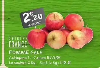 G20 Pomme gala offre