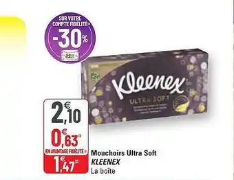 G20 Mouchoirs ultra soft kleenex offre