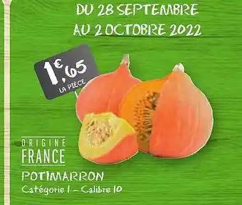 G20 Potimarron offre