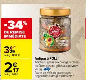 Carrefour Antipasti Polli offre