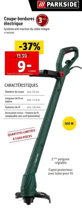 Lidl Coupe-Bordures électrique offre