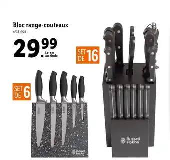 Lidl Bloc Range-Couteaux offre