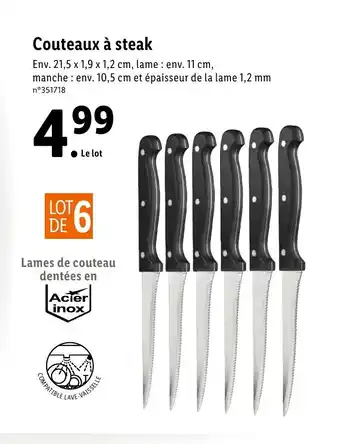 Couteaux  à Steak