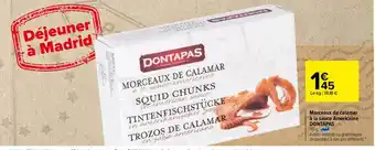 Carrefour Morceaux De Calamar à La Sauce Américaine Dontapas offre