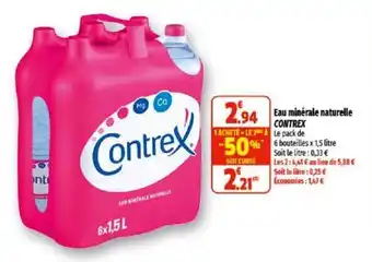 Eau minérale naturelle CONTREX