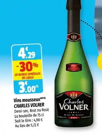 Vins mousseux CHARLES VOLNER