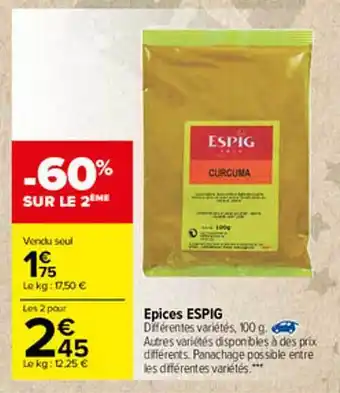 épices Espig