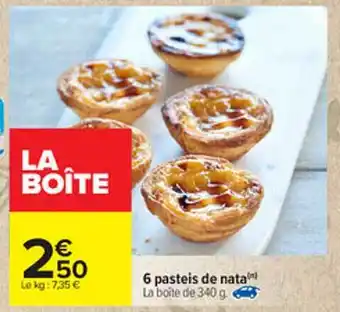 6 Pasteis De Nata
