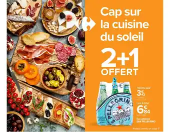 Carrefour Eau Gazeuse San Pellegrino offre