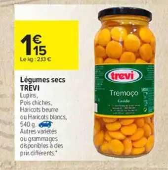 Carrefour Légumes Secs Trevi offre