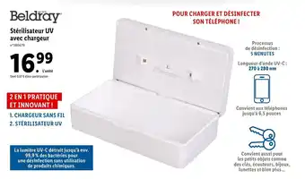 Lidl Stérilisateur UV Avec Chargeur offre
