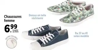 Lidl Chaussures Femme offre