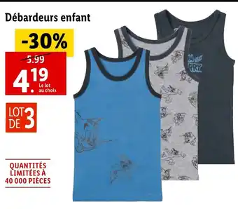 Lidl Débardeurs Enfant offre