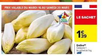 Carrefour Endive offre