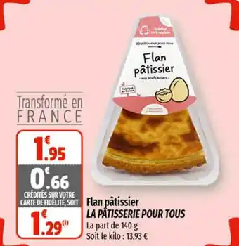 Flan pâtissier LA PÂTISSERIE POUR TOUS