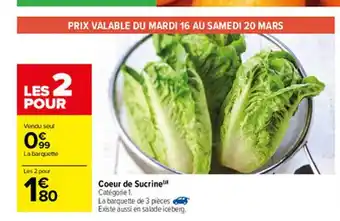 Carrefour Cœur De Sucrine offre
