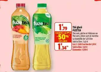 Coccimarket Thé glacé FUZETEA offre