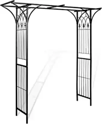 Amazon Vidaxl arche de jardin plantes grimpantes terrasse patio arceau à rosiers offre