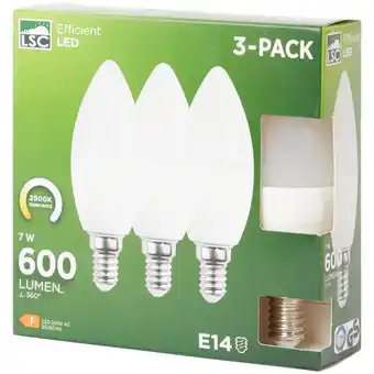 Action Lampe led en forme de bougie lsc offre