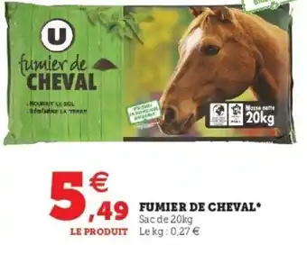 Super U Fumier de Cheval offre