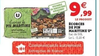 Super U Écorces de Pin Maritime U offre