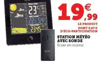 Super U Station Météo Avec Sonde offre