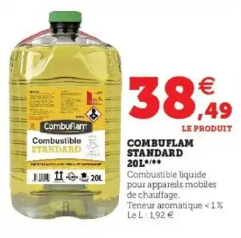 Super U Combuflam Standard 20L offre