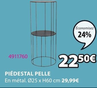 JYSK Piédestal Pelle offre