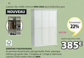 JYSK Armoire Fredensborg offre