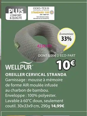 JYSK Oreiller Cervical Stranda offre