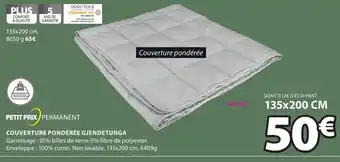 JYSK Couverture Pondérée Gjendetunga offre