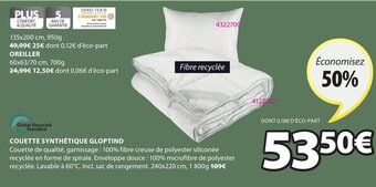 JYSK Couette Synthétique Gloptind offre