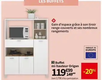 Conforama Buffet Mi-Hauteur Origan offre