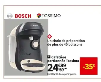 Conforama Bosch Cafetière Portionnée Tassimo offre