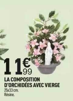 Centrakor La composition d'orchidées avec vierge offre