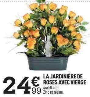 Centrakor La jardinière de roses avec vierge offre