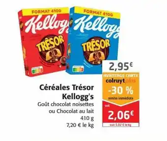 Colruyt Céréales trésor kellogg's offre