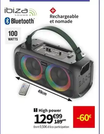Conforama High Power offre