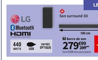 LG Barre de Son