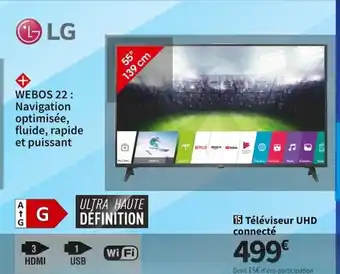 Conforama LG Téléviseur UHD Connecté offre
