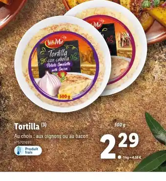 Lidl Tortilla offre