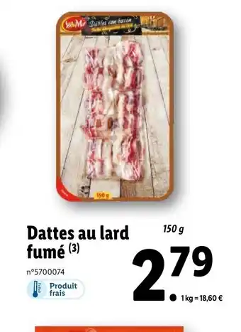 Dattes Au Lard Fumé